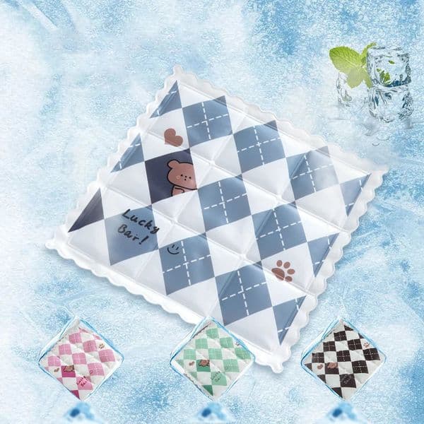 Little Bear Gel Ice Pad Cushion Office Longterm Seat Student Water Pillow Summer Fart Pack Cushion 250711
