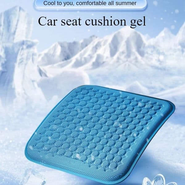 Car Summer Gel Cooling Seat Cushion Honeycomb Cool and Breathable Ice Silk Home Office Chair Accessories 250711