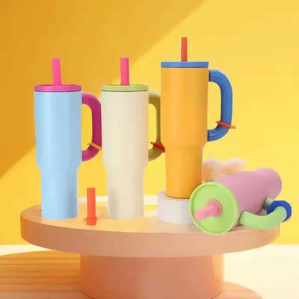 40oz Car Travel Mug Cold Brew Coffee Cup Double Wall Vacuum Insulation Keeps 24H Ice Fit Truck SUV Cup Holder X250711