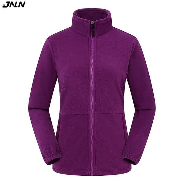 JNLN Women’s Polar Fleece Jackets Winter Windproof Thermal Soft Shell Jacket Outdoor Hiking Camping Skiing Climbing Warm Coat