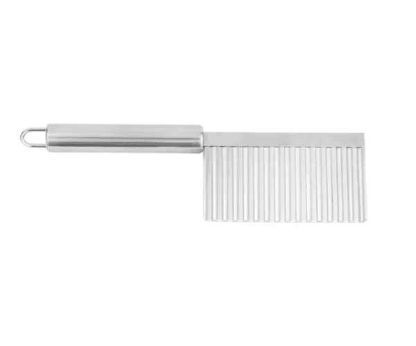 Stainless Steel Potato Chip Slicer Dough Vegetable Fruit Crinkle Wavy Kitchen Knife Cutter Chopper French Fry Maker Soap Cutting Tools