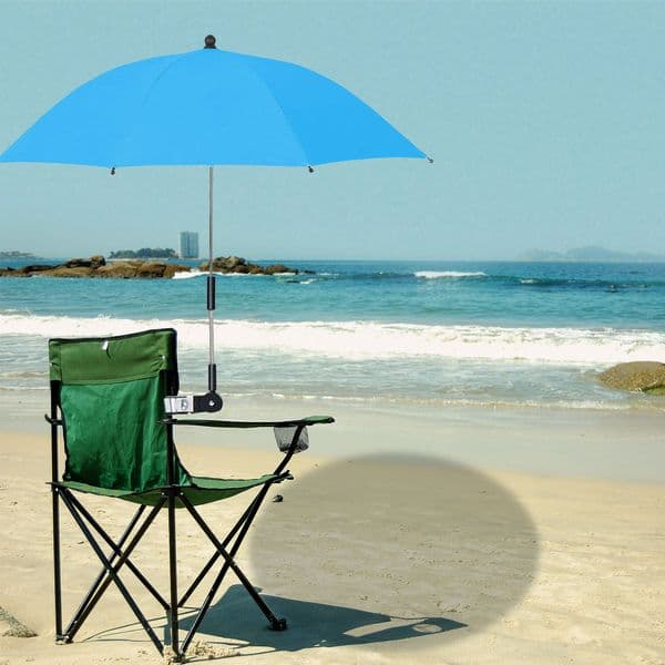 D5 Adjustable Sun Umbrella Chair With Clip Baby Stroller Sunshade Umbrella (Umbrella Height 55cm Can Cover A Diameter Of 83cm)