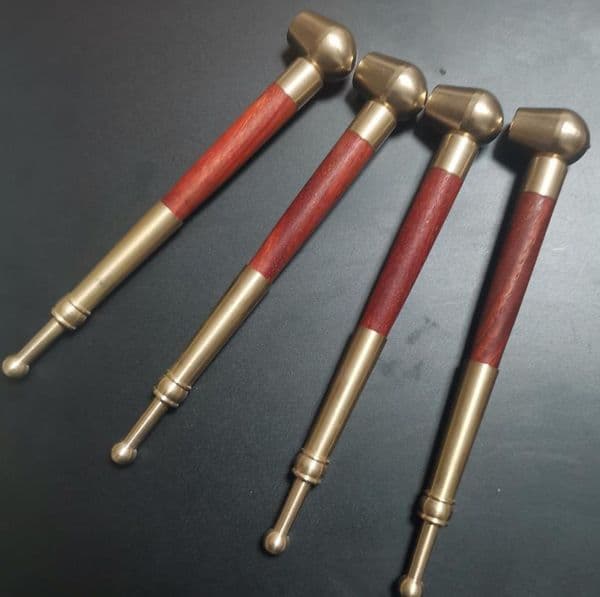 Smoking Pipes Filter pipe with approximately 14 cm long mahogany rod