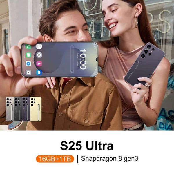 A2 I15 I16 5G New phone S25 Ultra 2+16incell large screen true 4G Android 8.1 smartphone