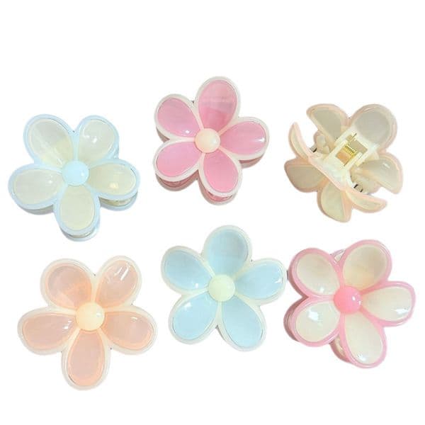 Versatile Styling Essential: Adorable Prettily Shaped 'Shark' Combats & Pins Soft Grip Fasteners