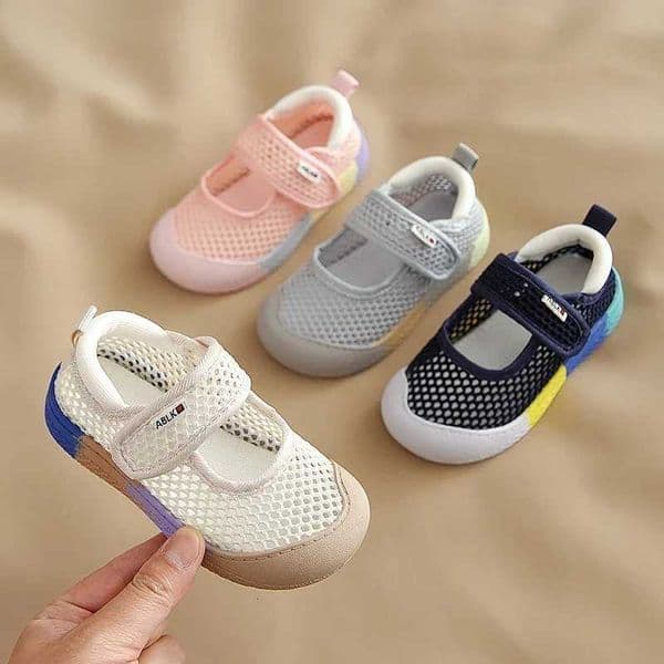 Summer Baby Girls Casual Shoes Infant Toddler Shoes Comfortable Kindergarten Kids Shoes Breathable Mesh Children SneakersXJ250712
