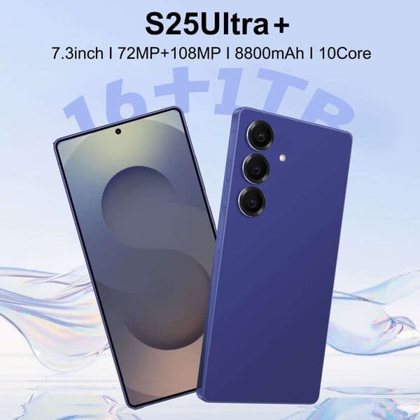 I15 I16 5G S25+ 7.3inch Android 10.0 HD Smartphone Low Price