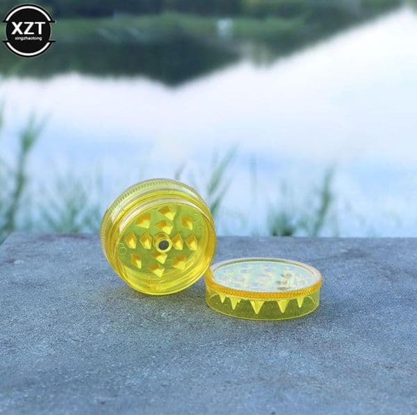 Portable 3 Layer Smoking Accessories Round Shape Plastic Tobacco Grinder Herb Grinder Tobacco Shredder Spice Mill Crusher