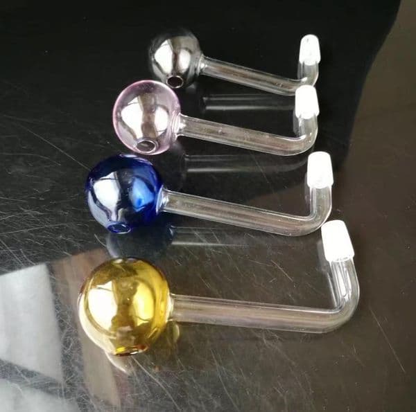 High quality color blister right angle pot , Wholesale Glass Bongs Accessories, Glass Water Pipe Smoking, Free Shipping