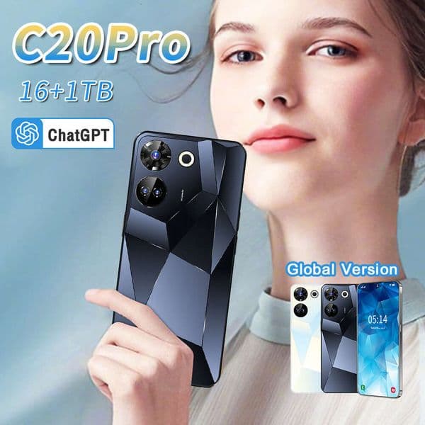 A2 I15 I16 5G New C20pro6.53inch 4G Android 3+64GB Smart Phone