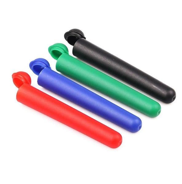 Smoking Pipes Plastic straight cigar tube 97mm flip plastic sealed horn tube storage box