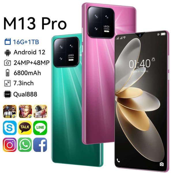 A2 I15 I16 5G I15 I16 5G New Model M13PRO Android Smartphone HD 6.5 Large Screen Phone Shopee