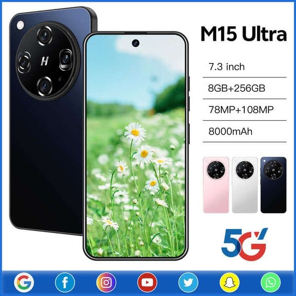 A2 I15 I16 5G Phone X8 Ultra Memory 8+256GB Octa-core 13.0million Pixel Android 10