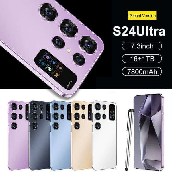 A2 I15 I16 5G Hot-Selling Smartphone S24 Ultra Android Phone 7.3inch Large Screen 16+1T Shopee OZON