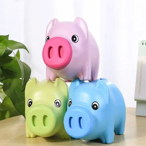 Coin Money Box s Gifts Saving Cash Portable 3 Color Home Decor Cute Cartoon Animals Plastic Piggy Bank ren Safekeeping 250709