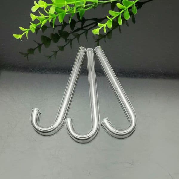 New Bending Hook Smoke Fittings Glass water hookah Handle Pipes smoking pipes High quality