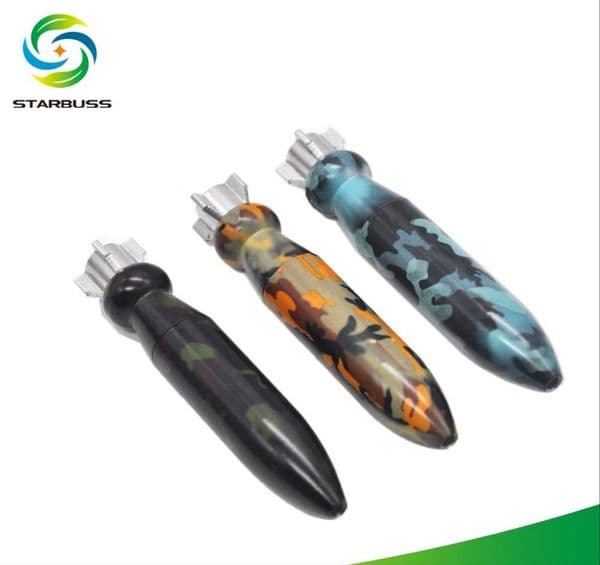 Camouflage shell, personalized and fashionable long style pipe, portable metal pipe