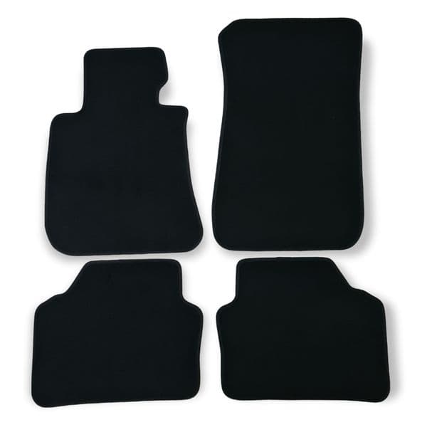 Car Floor Mats For BMW 3 M3 E90 Velour Waterproof Black Carpet Auto Liners New