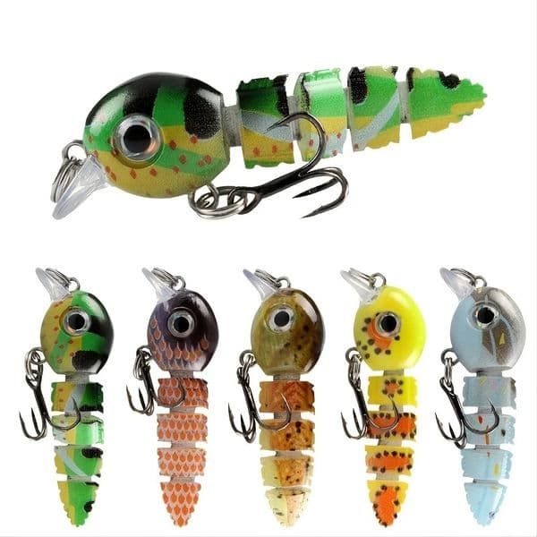 Multi Jointed Swimbait 55cm4g Fishing Lures Crankbait Lifelike Hard Fish Baits Small Lure Set Wobblers Tackle 250708