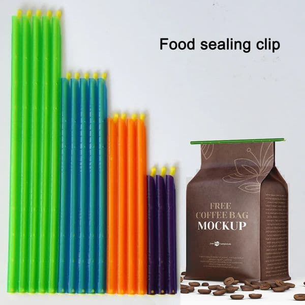 5/10pcs Food Sealing Clips Snack Bag Sealer Reusable Closure Sticks Kitchen Fresh-Keeping Clamp Rod Food Saver Storege Organizer 250707