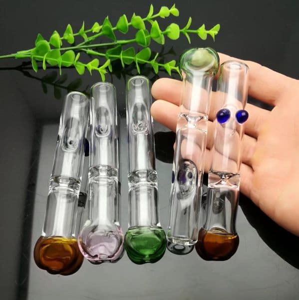 Smoking Pipes Flat mouth filter glass suction nozzle Wholesale Glass bongs Oil Burner Glass Water Pipe Oil Rigs Smoking, Oil.