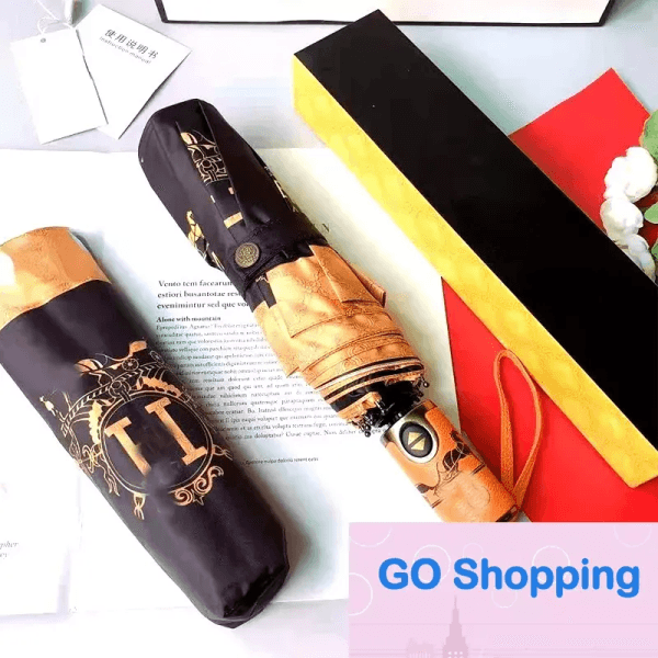 2026 European Brand Dual-Use Fresh Female Umbrella Folding Automatic UV Protection Sun Free Shipping