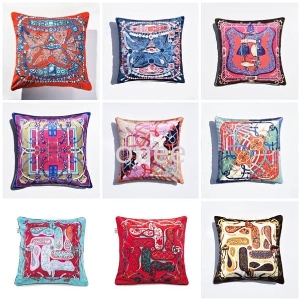 American light luxury velvet messy flower pillow cushion double-sided printing sofa home model room cushion pillow cover cushion 45x45cm