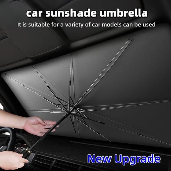 Car Sunshade Windshield Umbrella Front Sun Shade Parasol Foldable Summer Protection Car Heat Insulation Car Accessories 250715