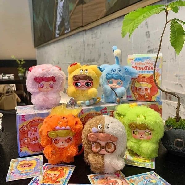 Baby Emotional Hairy Monster Blind Boxes Series Cute Ornament Backpack Doll Pendant Keychain Mysterious Box Festival Gift X250715
