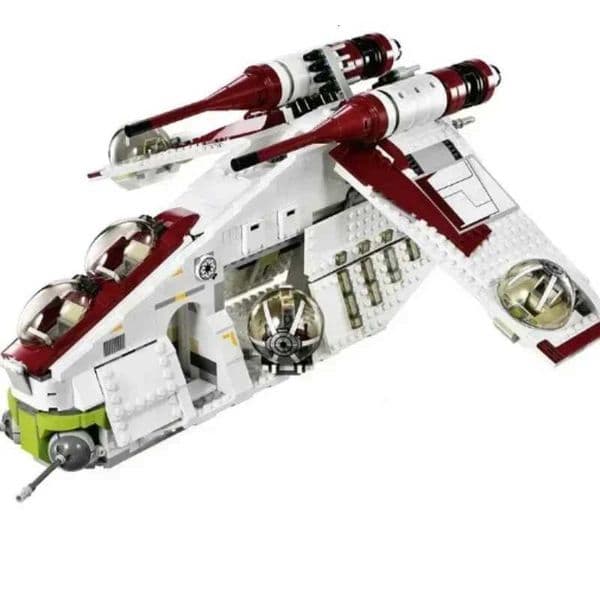 In Stock Star Plan Republic Dropship Gunship Building Blocks Bricks 75021 05041 81043 Toys For Children Christmas Gift W250715