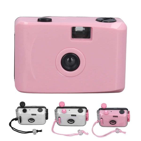 35mm Reusable Film Camera with Waterproof Case for Snorkeling with Shutter Speed 1/100s F/9 28MM Lens XJ250715