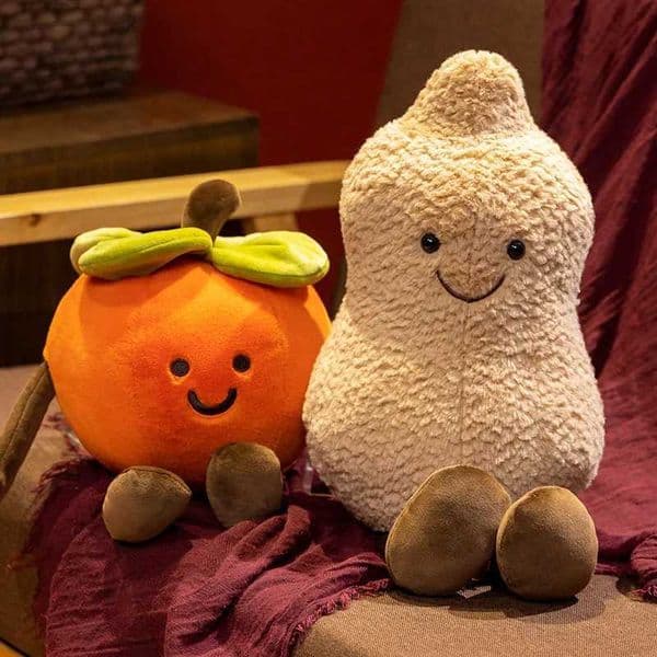 15cm Small Peanut Doll Living Room Decoration Pendant Household Items Cute Cat Toy Plush Toy Girl Xmas Birthday GiftXJ250715