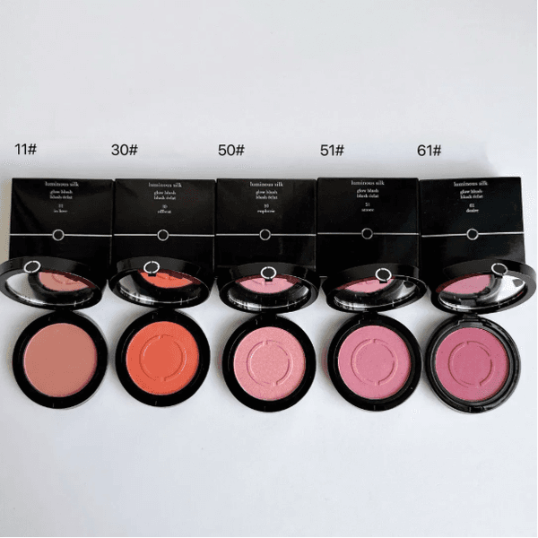 Brand Face Makeup Giorgio Blush Palette 5 colors Natural Single Blusher 3.6g Cheek Brightening Face Contouring Shadow Blusher Long-lasting fast free shipping