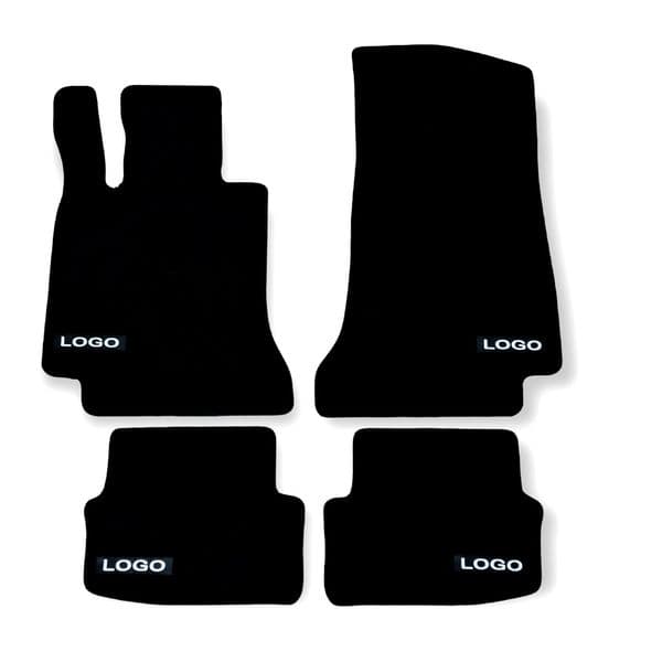 Car Floor Mats Velour For AMG Mercedes C Class Coupe Waterproof Black Car Liners