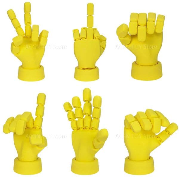 3D Printed Adjustable Joint Hand Model Funny Home Desktop Decoration 250715BJ