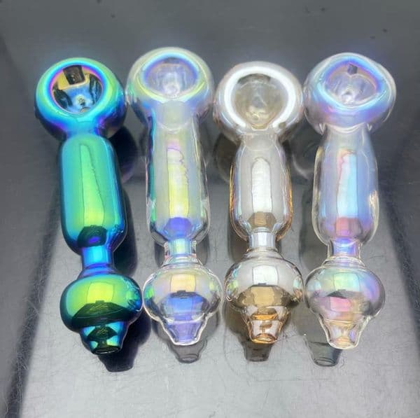 Hookah Bongs Oil Burner Pipes Glass Rigs Smoking New Colorful Extended Glass Pipe for European and American Smoking Appliances