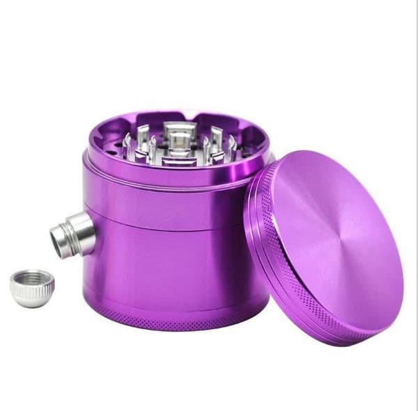 2018 new type smoke mill diameter 63mm concave convex tooth belt leak hole aluminum material metal