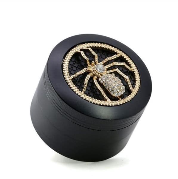 Smoking Pipes Insect Spider Smoke Grinder with Diameter 63MM Zinc Alloy Four Layers and