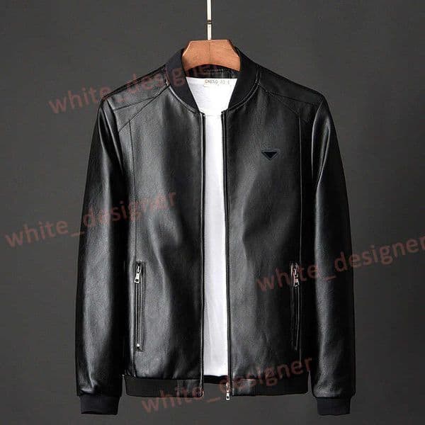 Designer Men's Jackets Men's Jacket Men's and Autumn Leather Jacket Men's Fashion 2025 New Trendy Slim Fit Thin Trendy Clothing