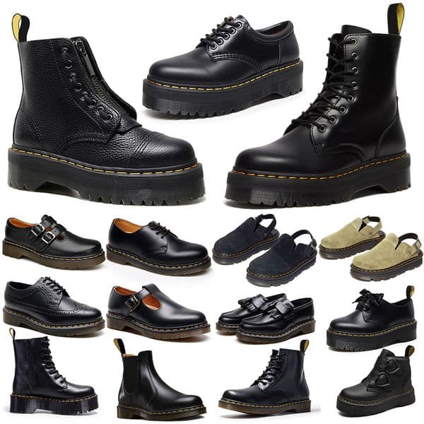 Free Shipping designer Boots for mens womans platform sandals slides sliders black white leather slide mens womens outdoor shoes