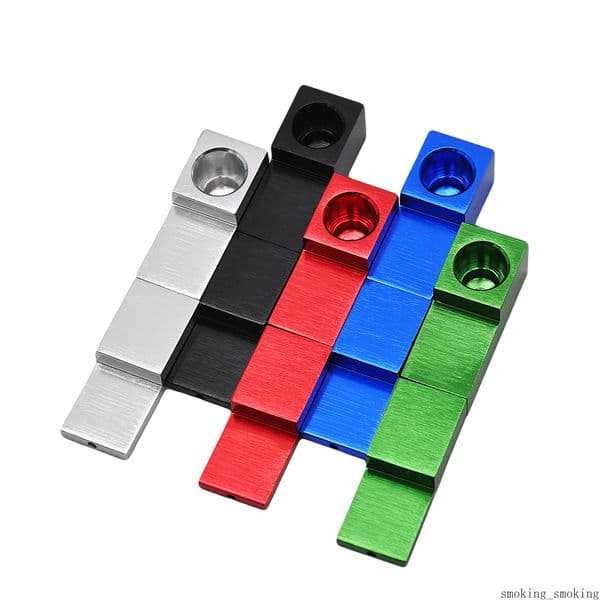 HoneyPuff Metal Magnetic Pipe Smoke Hand Pipes Mini Type Foldable Magnet Cigarette Tobacco