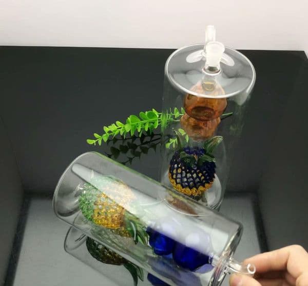 Big pineapple cigarette kettle Bongs Oil Burner Pipes Water Pipes Glass Pipe Oil Rigs Smoking