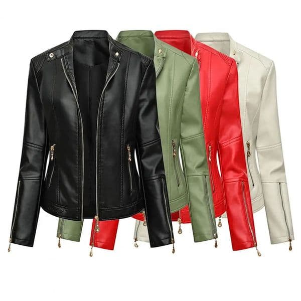 Leather Jacket Women Winter Long Womens Moto Biker Zipper Jacket Streetwear Harajuku Loose Womens Coat Moto Biker Jacket 250715BJ