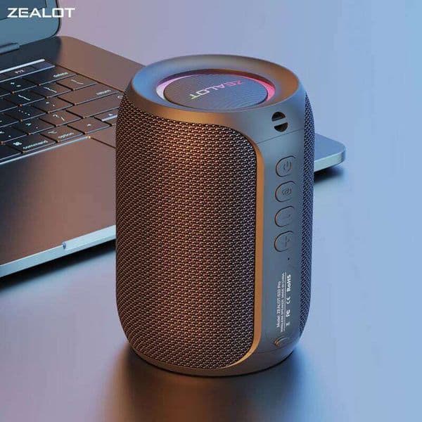 Zealot-S32pro Powerful Bluetooth Speaker, Bass Wireless, LED Light, Outdoor Speakers, Subwoofer, Waterproof Sound Box Support