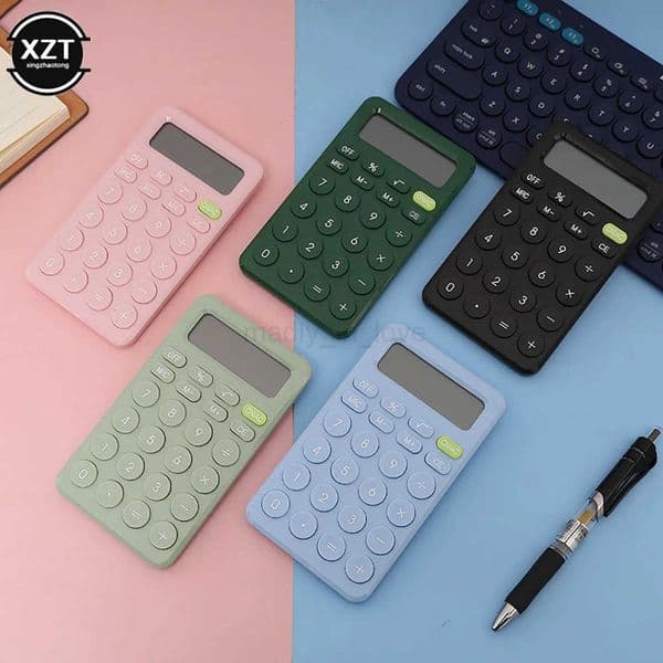 8 Digits Desk Mini Calculator Big Button Financial Business Accounting Tool Suitable for School Students Small Business Supplies M250718