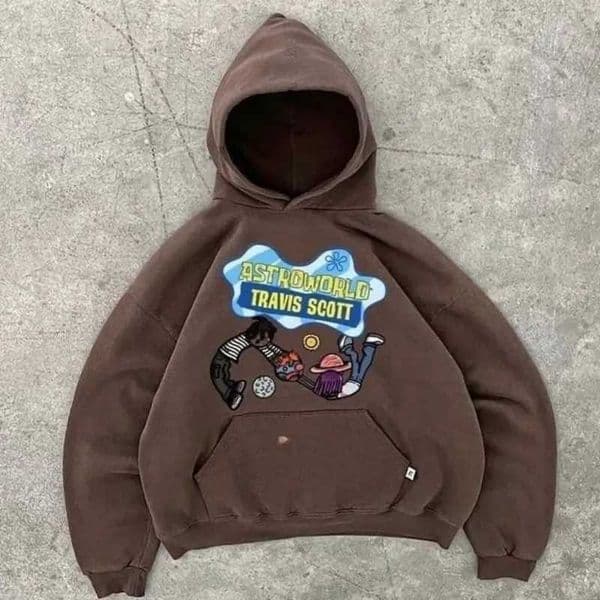 Y2K Gothic oversized cartoon letter pattern design men jacket American high street punk Harajuku trendy Gothic hoodie X250718