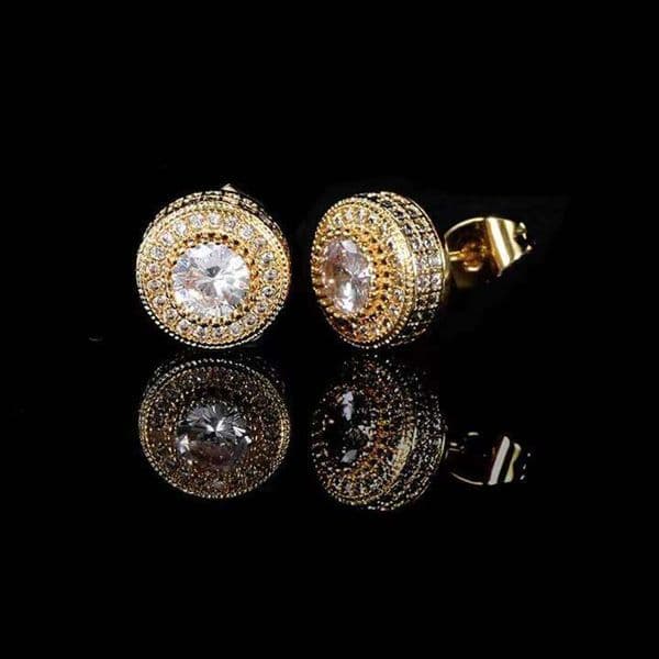 Vvs Moissanite Hot Sale Fine Wholesale Thick Square Sier Handmade Earrings Jewelry