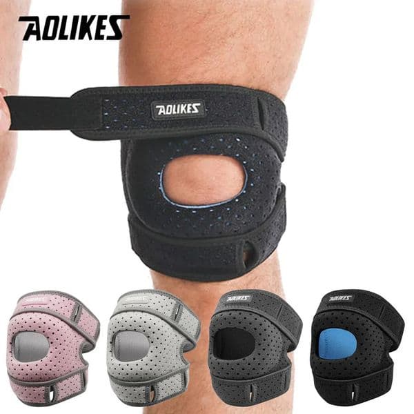 AOLIKES 1PC Patella Knee Brace Compression Sleeve Support for Women Men Pain Arthritis Sport Guard Pads 250708