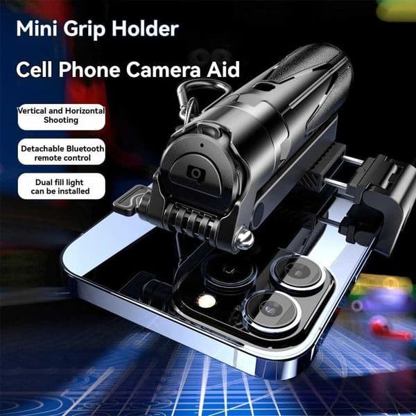 Mini Selfie Stick Handheld Gimbal Mobile Phones Grip 3 in 1 Phone Stand Tripod for Vlog Live Broadcast Self-timer Stick X250719