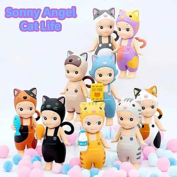 New Hot Meow Daily Cat Life Series Blind Box Anniversary Desktop Anime Figures Ornaments Toy Doll Brithday Gift Z250719
